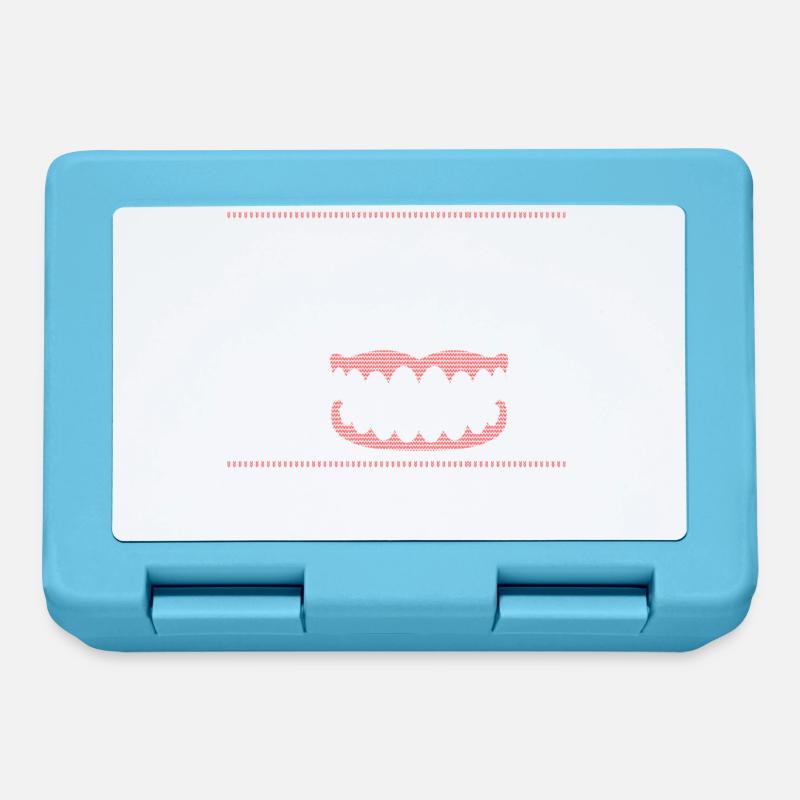 noël chandail laid dentaire, dentiste médecin - Boîte à goûter - bleu saphir