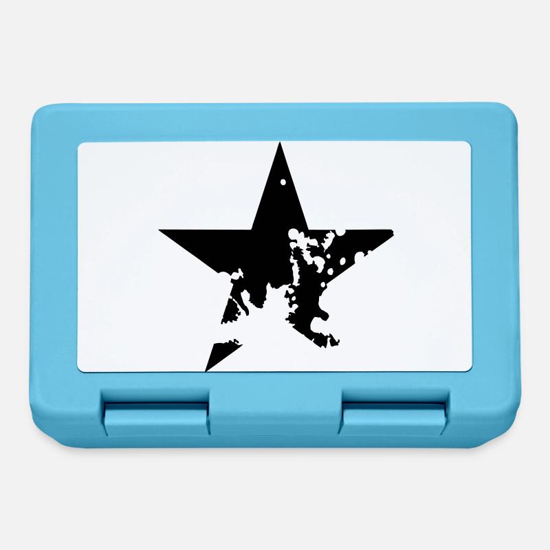 dirty star - Brotdose - Saphirblau