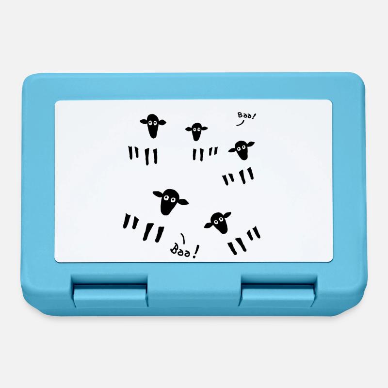 five sheep - Lunchbox - sapphire blue