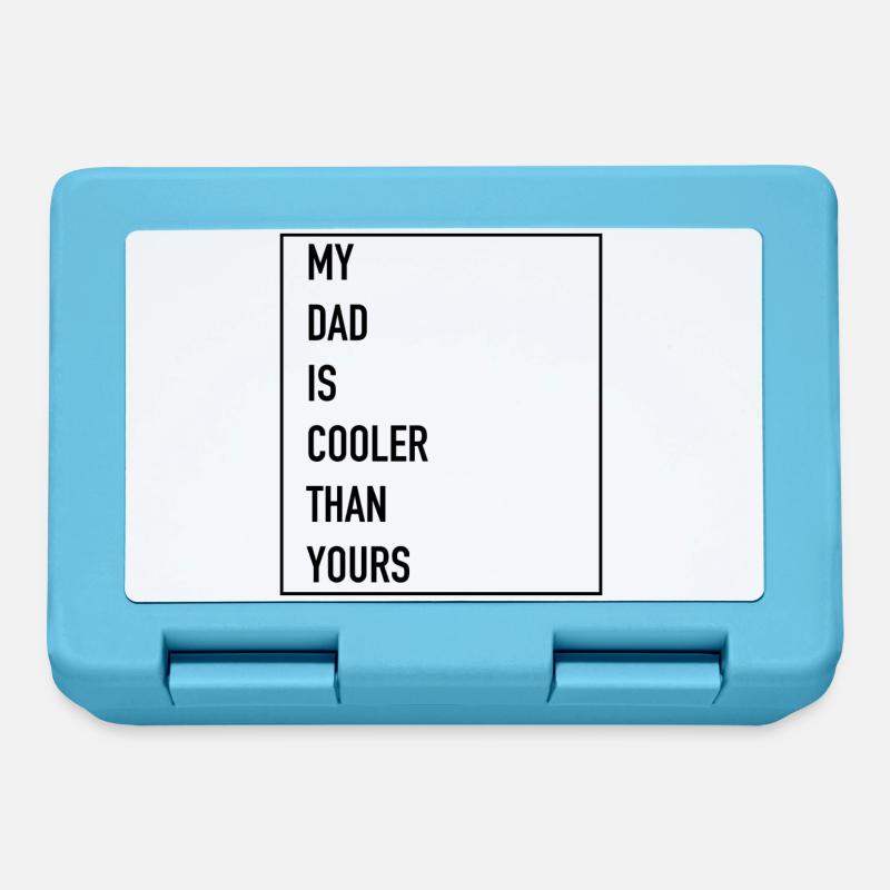 My dad is cooler, my dad is a cool gift - Lunchbox - sapphire blue