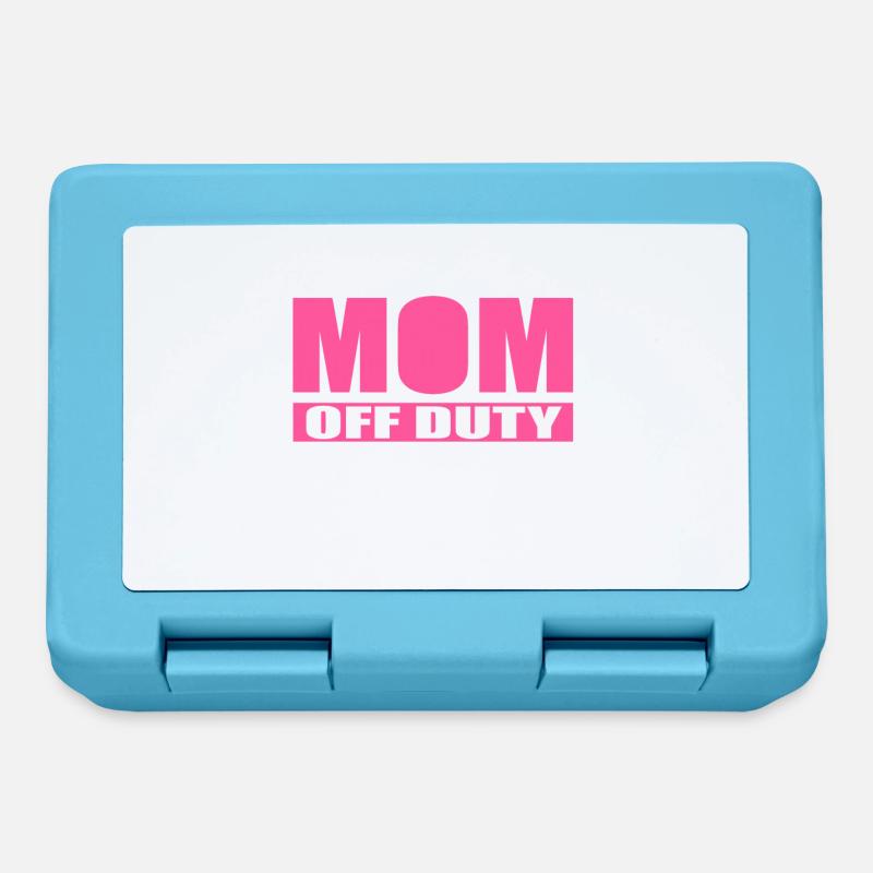 Pause Mama demander à votre père - Boîte à goûter - bleu saphir