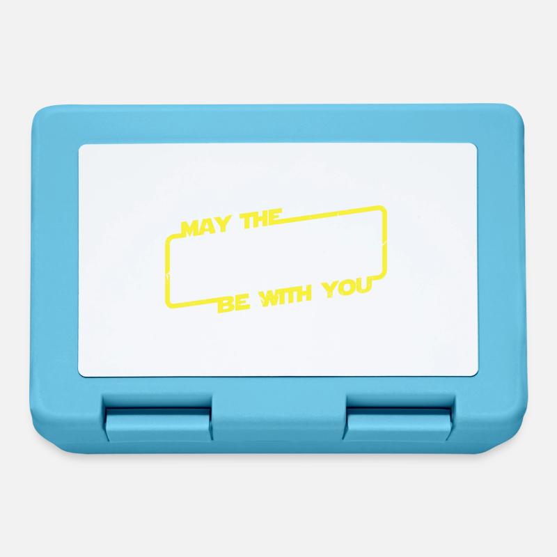 May the force be with you - science shirt - Lunchbox - sapphire blue