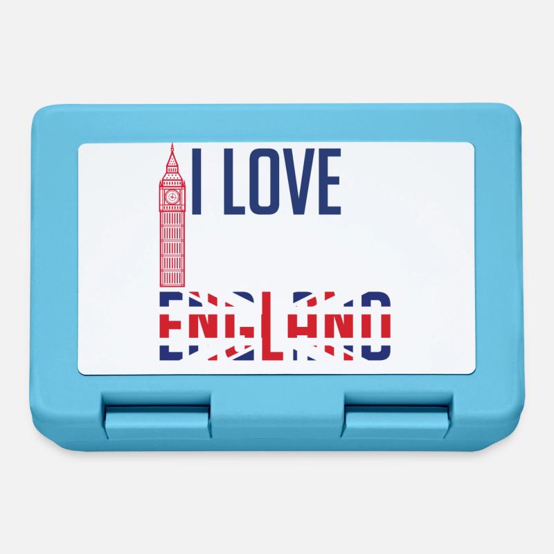 J'aime Londres Angleterre - Boîte à goûter - bleu saphir