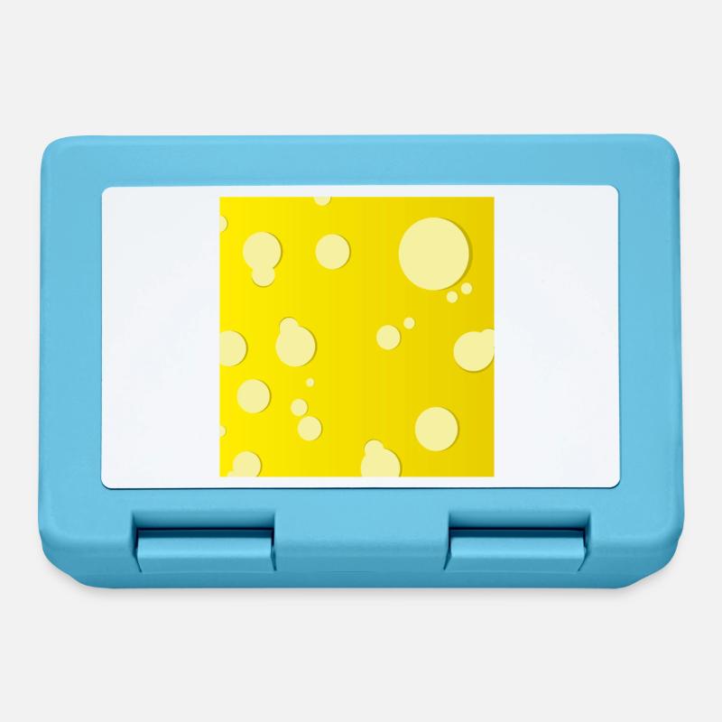carré de fromage - Boîte à goûter - bleu saphir