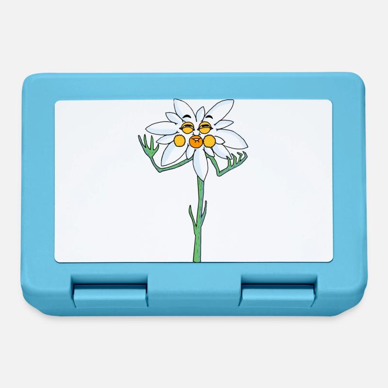 edelweiss - Boîte à goûter - bleu saphir