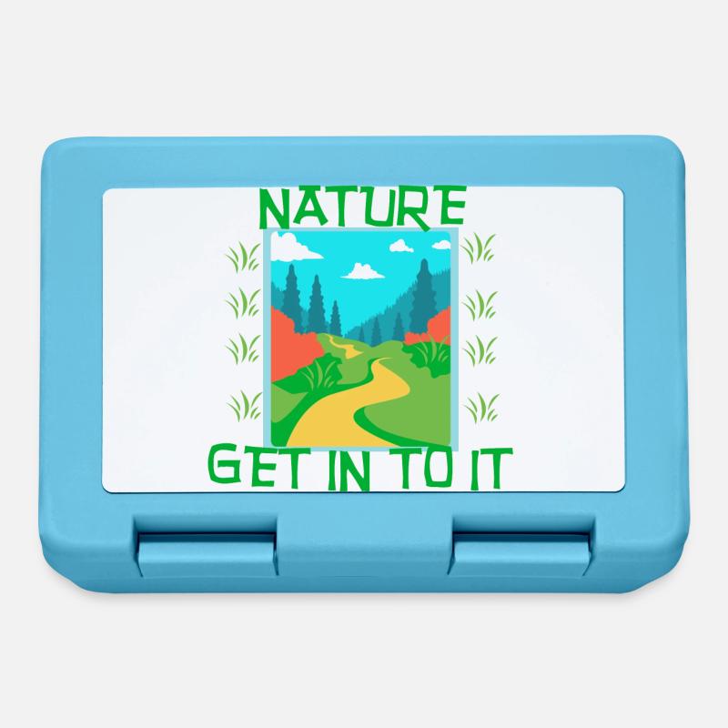 NATURE - Get in to it - Brotdose - Saphirblau