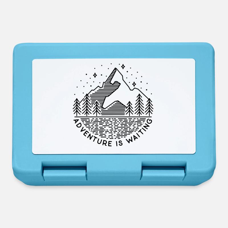adventurousness - Lunchbox - sapphire blue