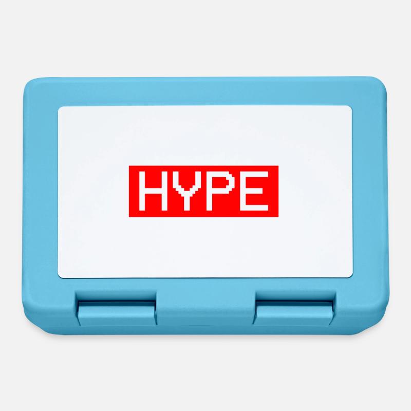 HYPE Geschenk Boxlogo Retro - Brotdose - Saphirblau