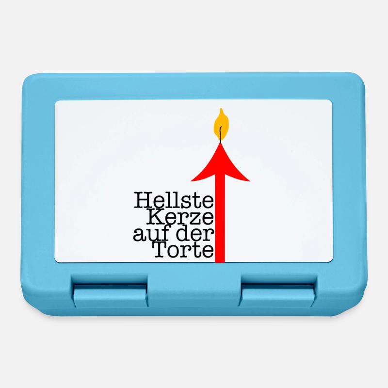 hellste kerze - Brotdose - Saphirblau