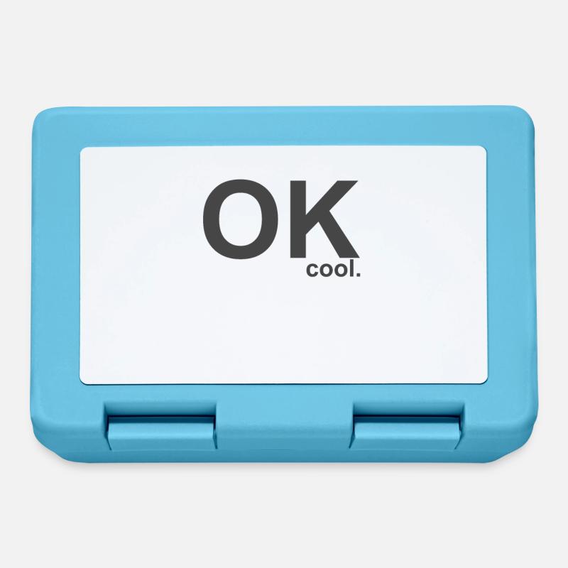 OK cool. - Brotdose - Saphirblau