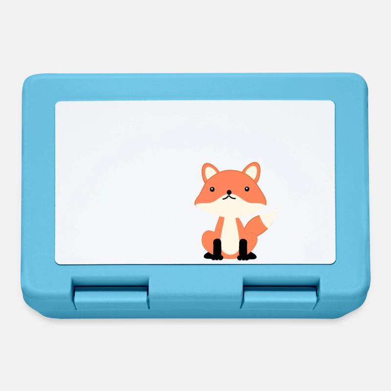 Fox - Lunchbox - sapphire blue