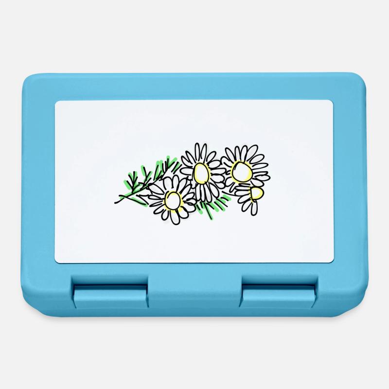 chamomile - Lunchbox - sapphire blue