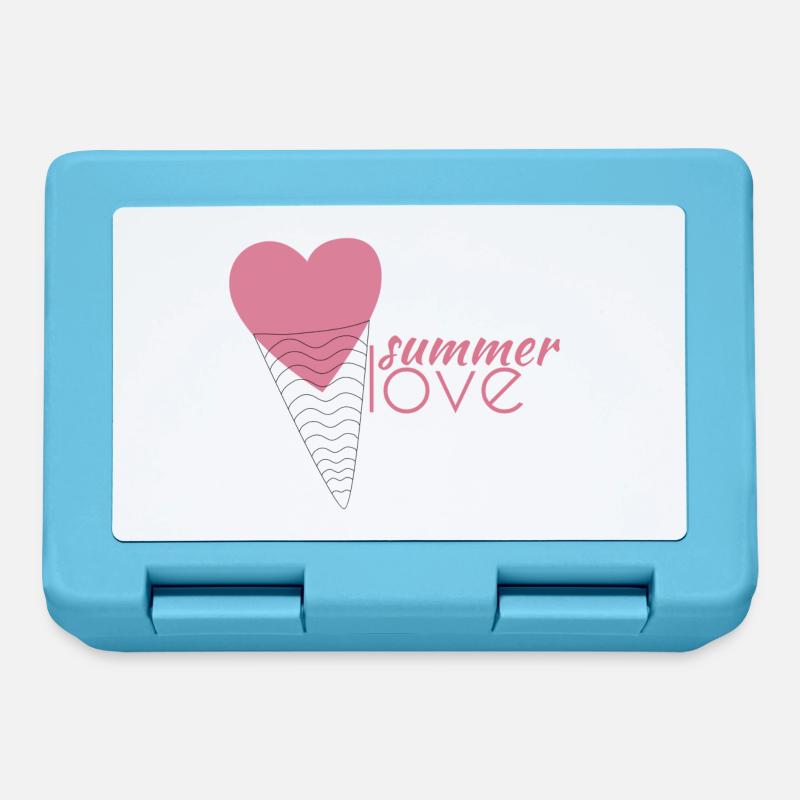 summer love - Brotdose - Saphirblau