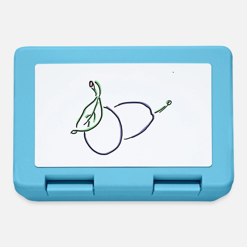 Prune - Boîte à goûter - bleu saphir