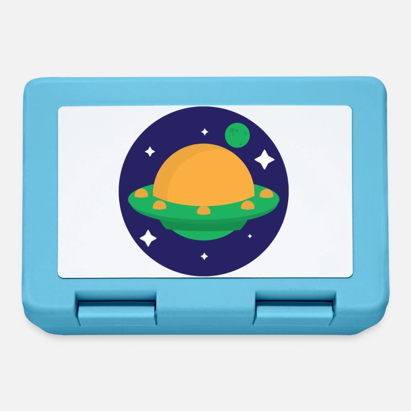 planète - Boîte à goûter - bleu saphir