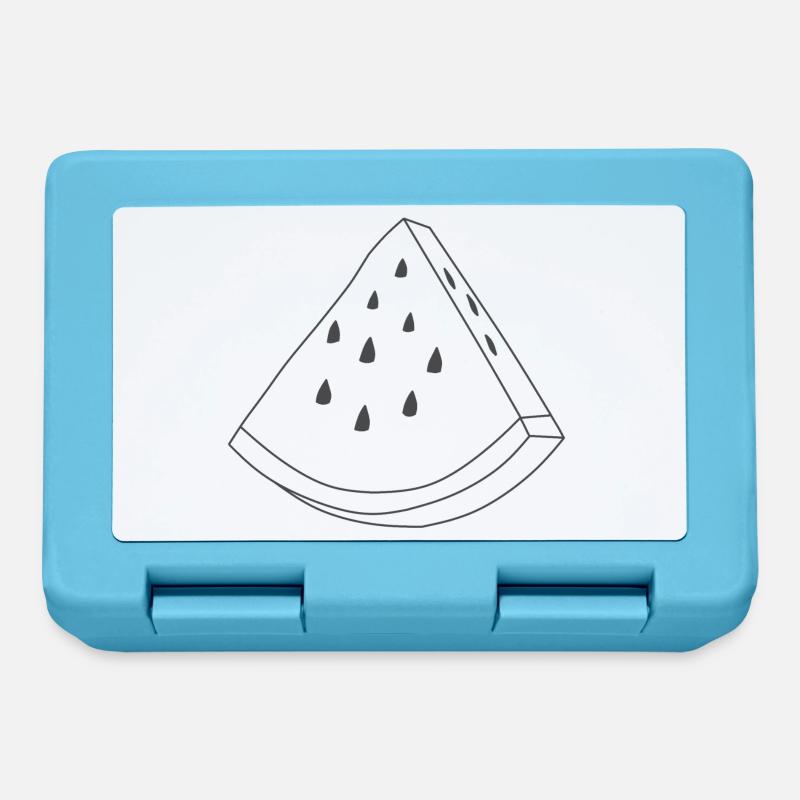 melon d'eau - Boîte à goûter - bleu saphir