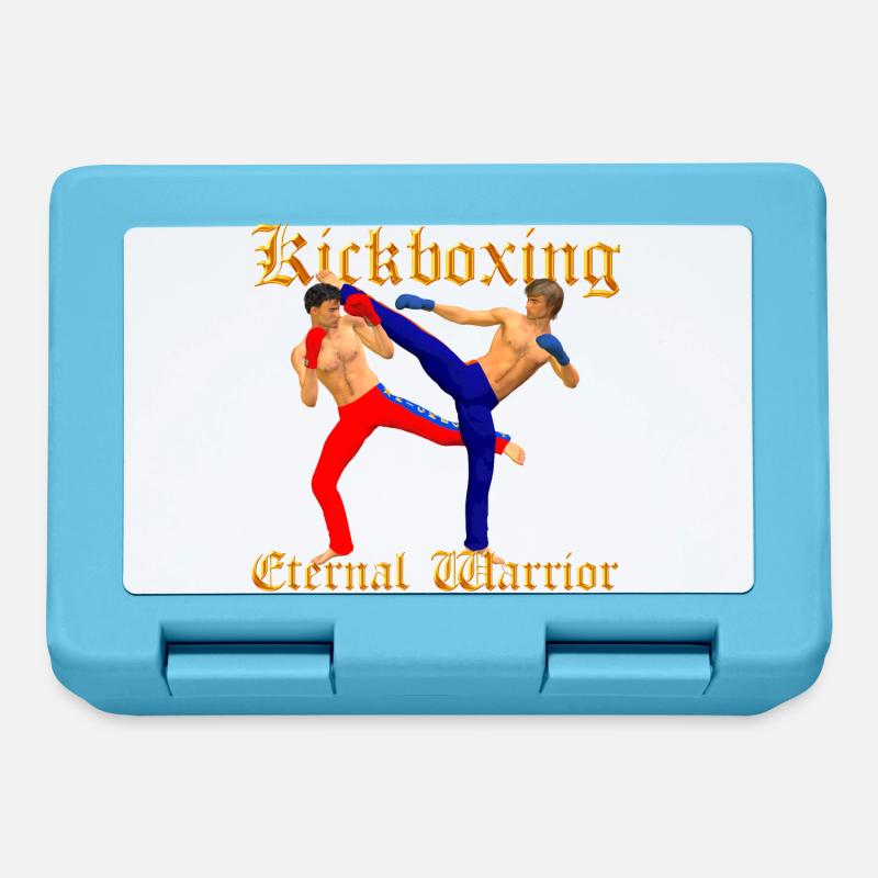 Kickboxing Guerrier - Boîte à goûter - bleu saphir