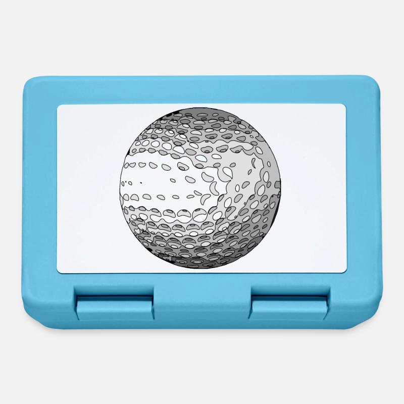 golfball - Brotdose - Saphirblau