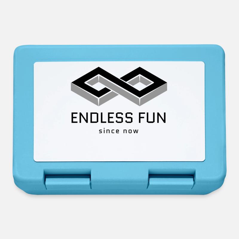 Endless fun fun - Lunchbox - sapphire blue