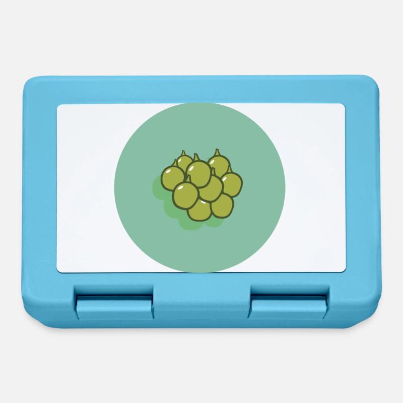 Idée de cadeau de végétarien végétarien - Boîte à goûter - bleu saphir