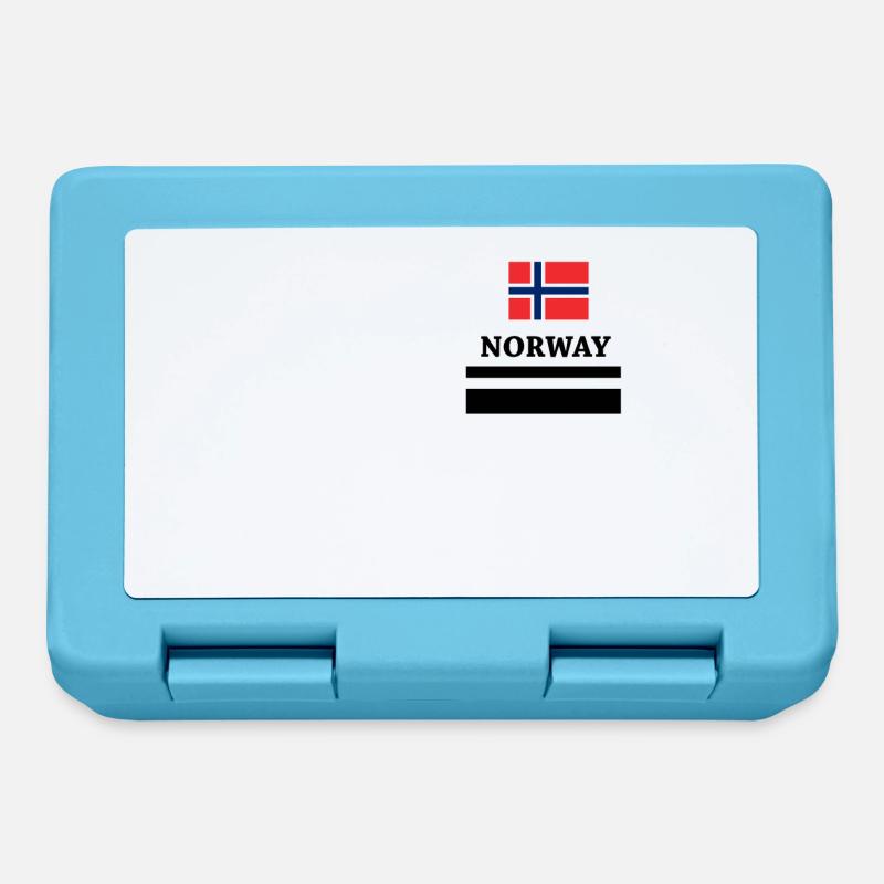 Norway Flag Symbol - Lunchbox - sapphire blue