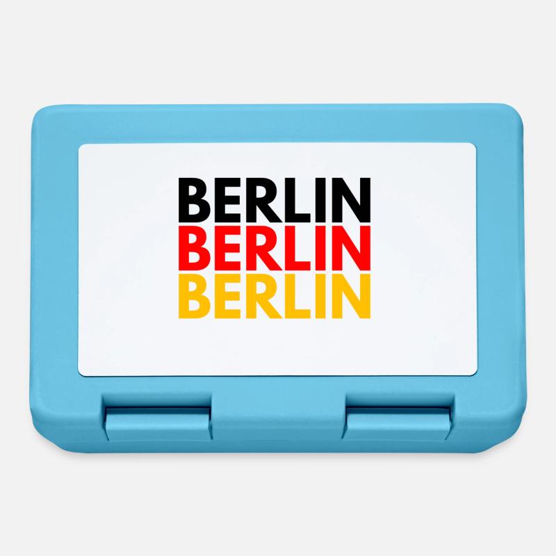 BERLIN BERLIN BERLIN CAPITALE DE L'ALLEMAGNE - Boîte à goûter - bleu saphir
