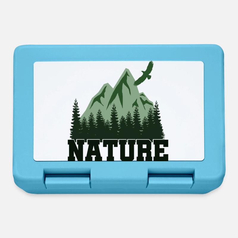 Nature... Nature dans le parc national - Boîte à goûter - bleu saphir