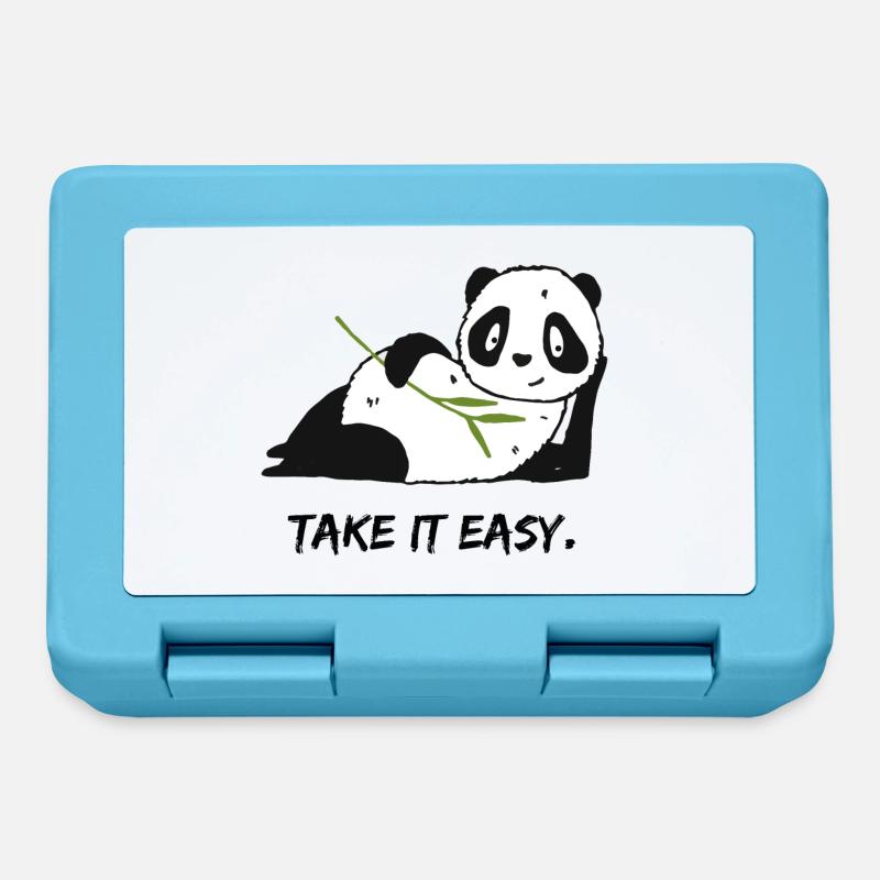 Take it easy. - Lunchbox - sapphire blue