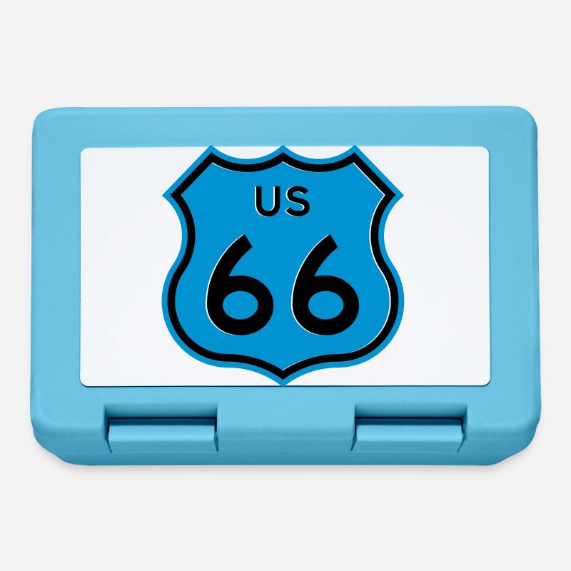Route 66 - Boîte à goûter - bleu saphir