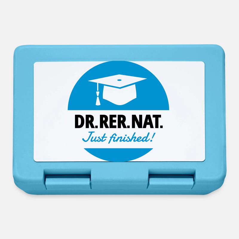 Dr. rer. nat. - Doktor - Brotdose - Saphirblau
