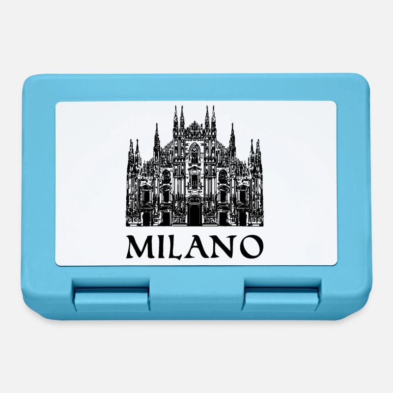 Milan - Boîte à goûter - bleu saphir