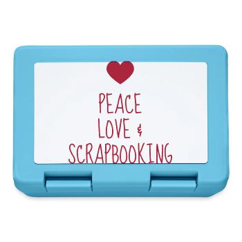 Scrapbooking / Scraper / Scrapeuse / Schaber - Lunchbox - sapphire blue - Front