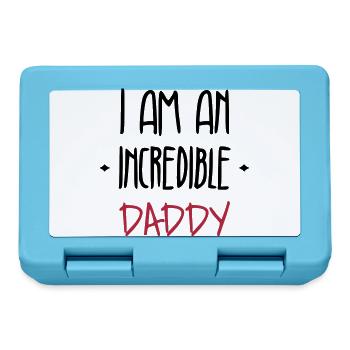Papa Vati Vater Vatertag Geburtstag Dad Familie - Brotdose - Saphirblau - Vorne
