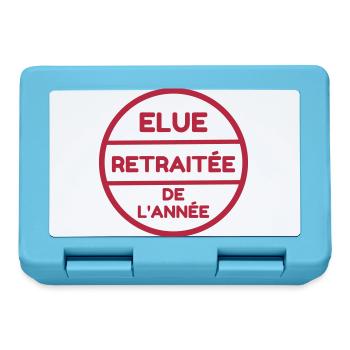 Retirement Retired Ruhestand Retraite Retraitée - Lunchbox - sapphire blue - Front