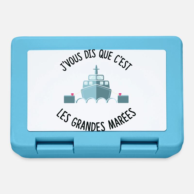 François l'embrouille garde maritime - Boîte à goûter - bleu saphir