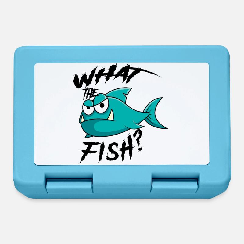 Qu'est-ce que le poisson? - Boîte à goûter - bleu saphir