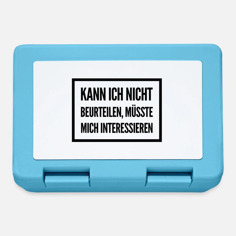 nicht meine Baustellen - Brotdose - Saphirblau