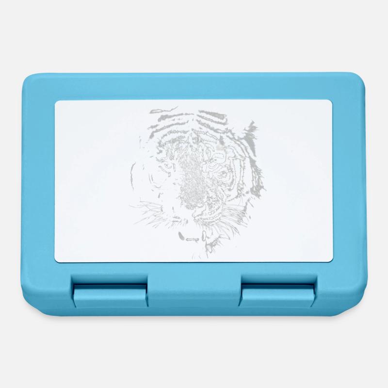 tiger - Lunchbox - sapphire blue