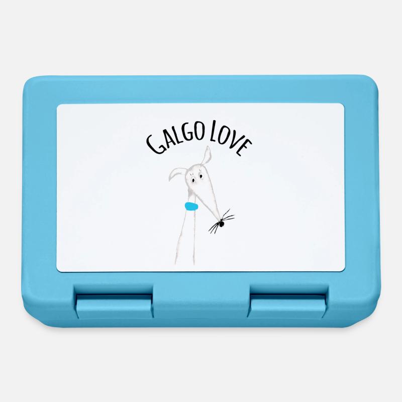 Galgo Love 4 blanc galgo - Boîte à goûter - bleu saphir