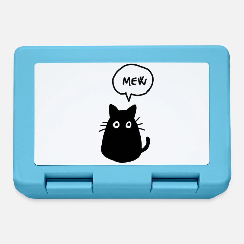 Cat - Lunchbox - sapphire blue