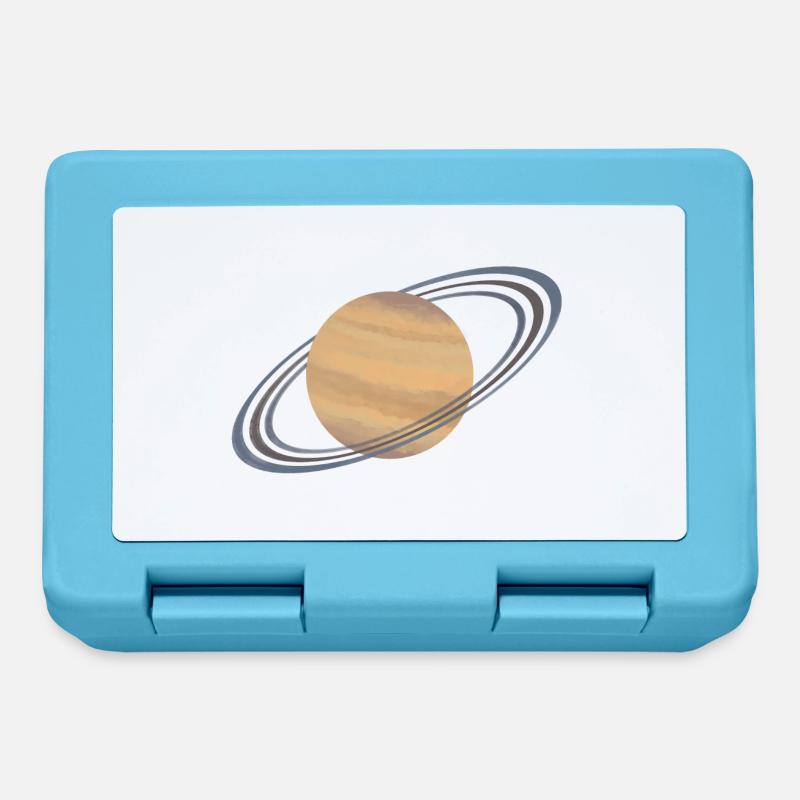 Saturne - Boîte à goûter - bleu saphir