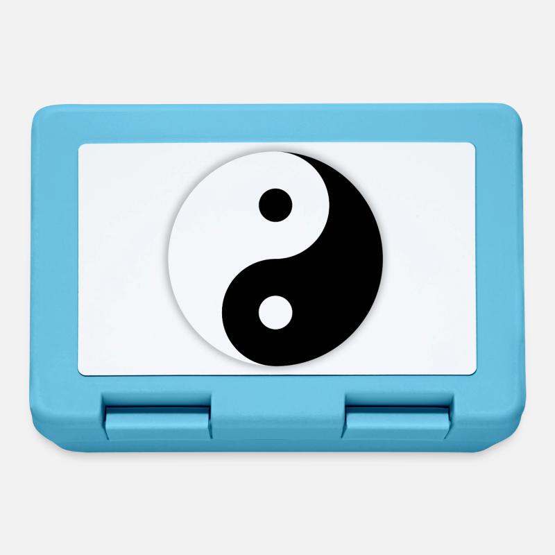Yin and Yang svg - Boîte à goûter - bleu saphir
