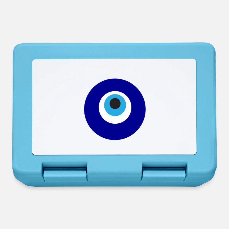 Evil eye - Lunchbox - sapphire blue