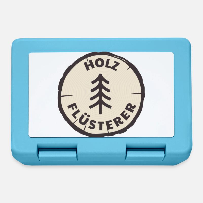 holz flüsterer - Brotdose - Saphirblau