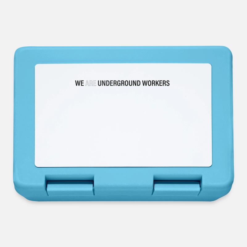 Underground Worker - Lunchbox - sapphire blue