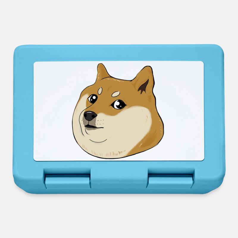 Doggo meme - Lunchbox - sapphire blue