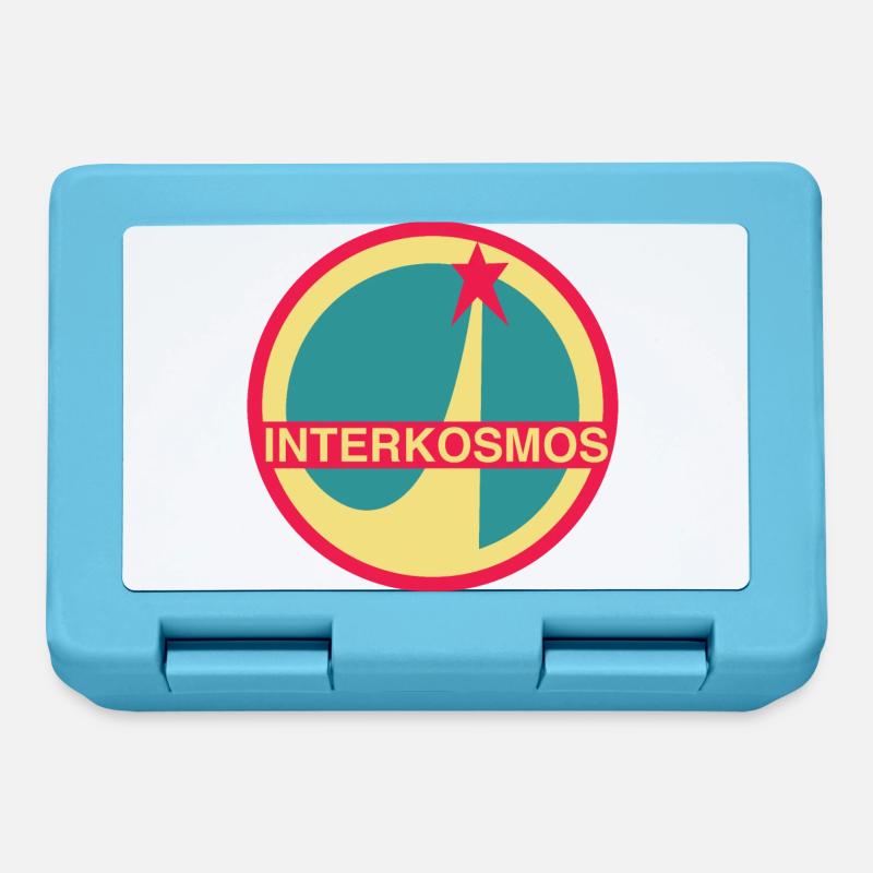 Interkosmos NASA Logo - Brotdose - Saphirblau