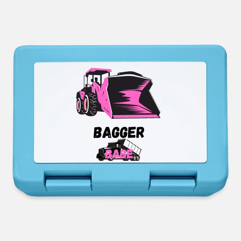 Bagger Babe - Brotdose - Saphirblau