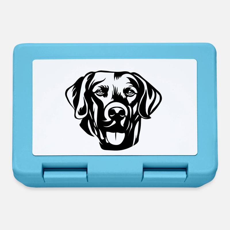 Labrador - Brotdose - Saphirblau