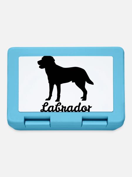 Labrador Retriever - Hund Geschenk Labbi - Brotdose - Saphirblau